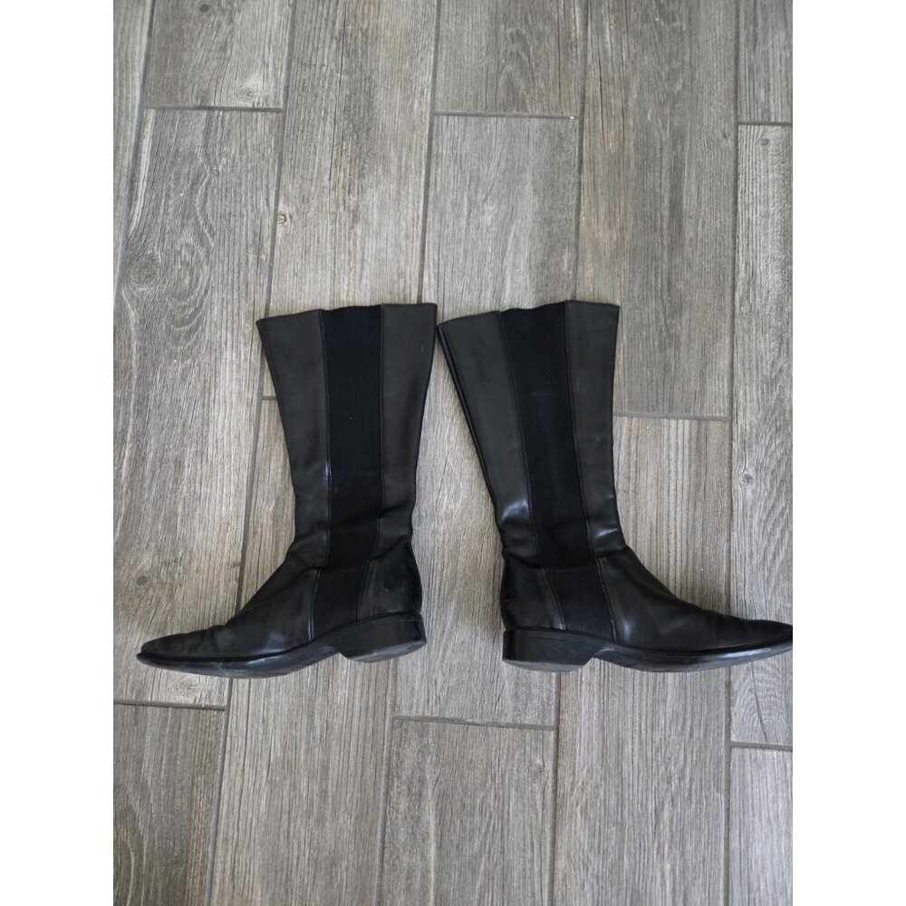 PRADA Other Side Gore Long Boots 36 Black 2310 Used. Pls See Pictures For Condit